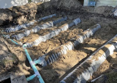 Septic System Drain Field Installation